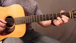 Guitar Chords Up the Neck G C Em D Ep 10 GuitarWOD [upl. by Atiuqat72]