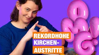 Rekord Kirchenaustritte Endlich Schluss mit der Kirchensteuer [upl. by Elly692]