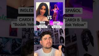 CARDI B  Bodak Yellow ¿En qué IDIOMA suena MEJOR 📣🤔 [upl. by Yeldar375]