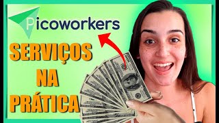 Picoworkers Como Funciona  Fazendo as tarefas na prática  Melhor Site De Microtarefas [upl. by Gervais]