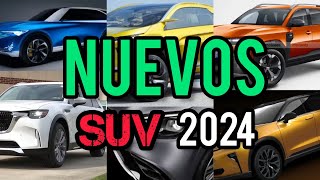 Nuevos Estrenos de SUVs 2024 😯🤩 Los Suv más interesantes que llegarán en el 2024 los más esperados [upl. by Michale811]