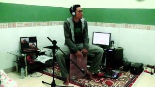 Demo  Gasendra Cajon Handmade Feeling This Blink 182 Acoustic Cover [upl. by Lozano]