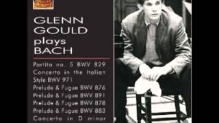 very rare Glenn Gould plays Bach Prelude amp Fugue 14 WTC II [upl. by Yasu]