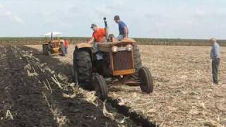 3 MINNEAPOLIS MOLINE TRACTORS PLOWING sept 09 [upl. by Gnouhk]