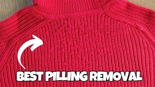 The Best Way To Remove Pilling amp Lint From Clothes [upl. by Gnilrits]