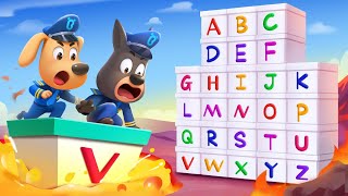 ABC Surprise Box  Learn Alphabet A to Z  Educational Cartoon  Sheriff Labrador  BabyBus [upl. by Heinrick]