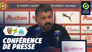 Conférence de presse RC LENS  OLYMPIQUE DE MARSEILLE 10  20232024 [upl. by Zullo]