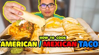 How to cook AMERICAN  MEXICAN TACOS [upl. by Isabeau]