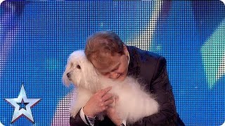 Marc Métral and his talking dog wow the Judges  Britains Got Talent Unforgettable Audition [upl. by Anairb]