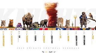 UCF Football  2024 Schedule [upl. by Lurette371]