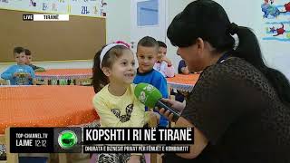 Kopshti i ri në Tiranë dhurata e biznesit privat për fëmijët e Kombinatit [upl. by Amalbergas]