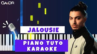 Benab  Jalousie Piano Cover Tutoriel KARAOKE Paroles  GaampDr Piano Tuto [upl. by Ailem]