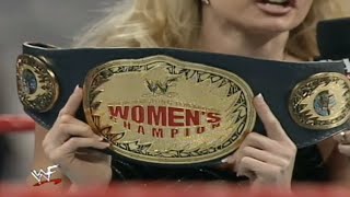 Sable Is The New WWF Womens Champion Raw 11161998 [upl. by Reamy]