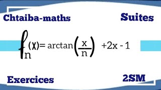 Suitesexercice partie 6 2 Bac SM biof202324 [upl. by Arakahs]