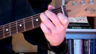 How To Play the Am6 Chord On Guitar A Minor 6 [upl. by Ydorb]