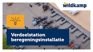 Verdeelstation beregeningsinstallatie [upl. by Aitercul]