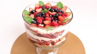 Berry Trifle Recipe  Laura Vitale  Laura in the Kitchen Episode 762 [upl. by Sullivan]