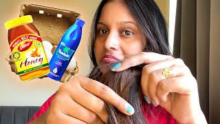 HOW I REPAIR MY SPLIT ENDS AT HOME   दो मुँहे बाल Split Ends Treatment At Home Splitends [upl. by Lehacim]