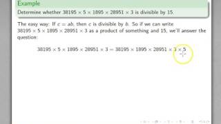 Divisors and Divisibility [upl. by Uaeb]