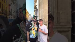 Anuel con unos fanáticos en 📍Sevilla Anuel AnuelAA RHLM RealHastaLaMuerte sevilla [upl. by Janie731]