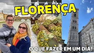 FLORENÇA O QUE FAZER EM UM DIA NA CAPITAL DA TOSCANA [upl. by Llenal]