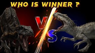 Indoraptor vs Indominus rex  Indominus rex vs Indoraptor Jurassic world edits [upl. by Yleoj]