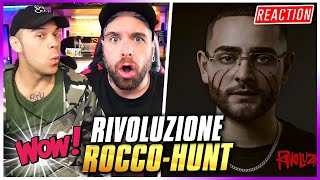 ROCCO HUNT  RIVOLUZIONE  Disco Completo   REACTION by Arcade Boyz [upl. by Aleira]