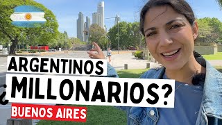 💸Así viven los rícos EN ARGENTINA 😳 Puerto madero Buenos Aires [upl. by Enneibaf]