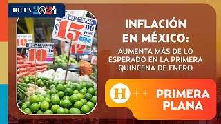 Así va la cuesta de enero inflación aumenta más de lo esperado  Primera Plana [upl. by Okire]