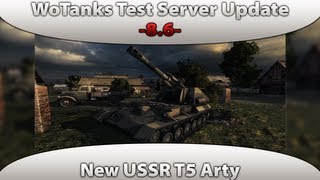 World of Tanks Test Server Update 86  Su122A New USSR T5 Arty [upl. by Anabahs]