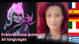 Evelynn’s voice actresses  all languages global [upl. by Amoeji]