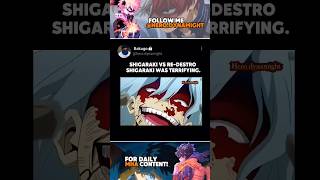 SHIGARAKI VS REDESTRO SHORTS REDESTRO myheroacademia shigaraki [upl. by Kisor452]