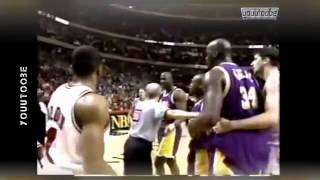 Dennis Rodman vs Shaq Fight [upl. by Cartwright131]