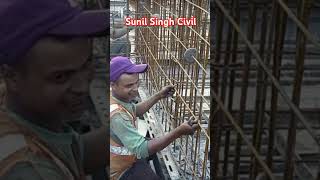 How To High Rise Building Heavy Column Process Site  High Rise Building Heavy Column Civil Work [upl. by Yatnoed753]