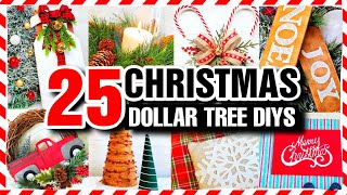 25 DOLLAR TREE DIY CHRISTMAS Decorations amp Ideas 🎄 [upl. by Gahan]