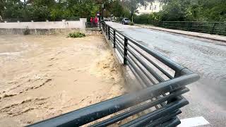 Hochwasser Baden Niederösterreich 15 09 2024 [upl. by Bryant707]