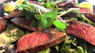 Steak Arugula and Parmesan [upl. by Anyala]