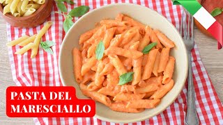 MAKARON w kremowym SOSIE pomidorowym  quotPASTA del MARESCIALLOquot 🍝  Włochy od kuchni [upl. by Nellaf]