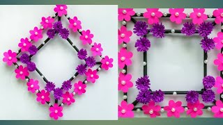 Diy paper flower wall hanging Simple and beautiful wall hangingWall decoration by KovaiCraft 14 [upl. by Warring314]