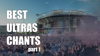 WORLDS BEST ULTRAS CHANTS With Lyrics amp Translation ENFRES Part 1 [upl. by Maccarthy496]