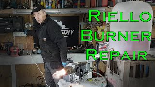 Easy Riello Burner Repair [upl. by Auqinet705]