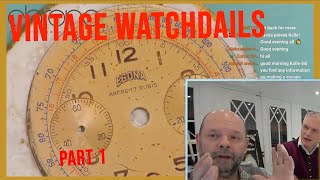 The magic of vintage Watch dials  part 1 [upl. by Nanor727]