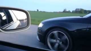 Audi S4 B8 Avant remap vs Mercedes E420 CDI remap [upl. by Lemmie]