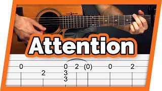 Attention  Charlie Puth  Guitar Lesson Tutorial  Riff [upl. by Lepine]