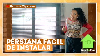 Como instalar persiana com Paloma Cipriano [upl. by Yorgen351]