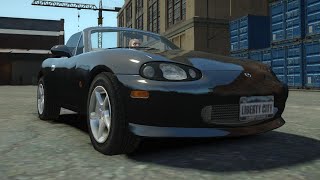 GTA IV MAZDA MX5 quotMIATAquot CRASH TESTING [upl. by Algernon]