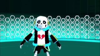 MMD AU Undertale Au Sans Bad Apple AMV 1080p 60fps CC [upl. by Thay]