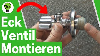 Eckventil Montieren ✅ TOP ANLEITUNG Wie Eckventile am Waschbecken mit Hanf amp Teflonband Einbauen [upl. by Turmel]