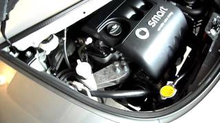 Smart Forfour 11 3 cylinder engine cold start Mitsubishi DOHC MIVEC 3A91 with 0W20 Oil [upl. by Quince910]