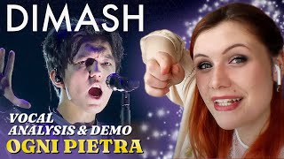 Vocal Coach Reacts to DIMASH  Ogni Pietra Olimpico  Analysis [upl. by Anahgem505]